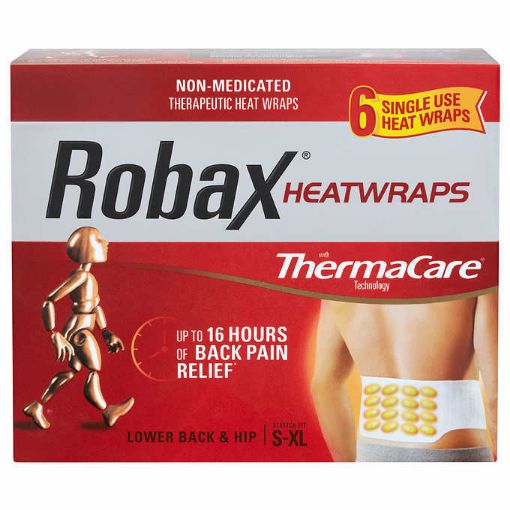 Picture of Robax Heatwraps ThermaCare S-XL 6 wraps