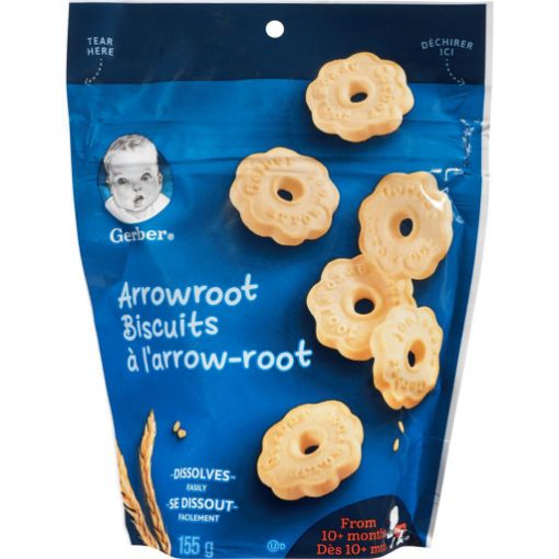 Picture of Gerber Organic Arrowroot Biscuits (10Months+) 155g