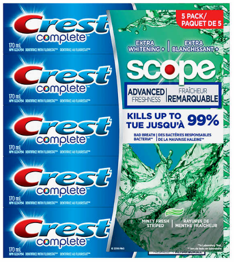 Picture of Crest Toothpaste 5 x 170mL