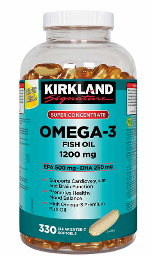 Picture of Kirkland Signature  Omega 3 Fish Oil 1200mg  330 Softgels