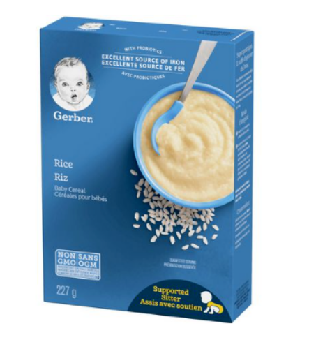 Picture of GERBER Stage 1 Rice Baby Cereal