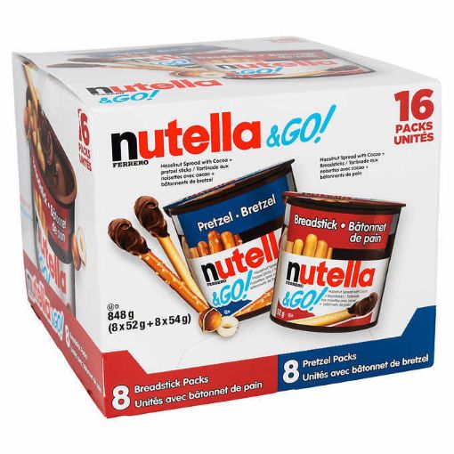Picture of Ferrero Nutella Pretzel and Breadstick Snacks, 848 g