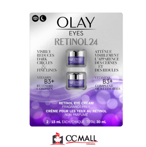 圖片   OLAY 玉兰油 Retinol24 眼霜 紫瓶 祛除黑眼圈 淡化眼纹 15ml*2/板