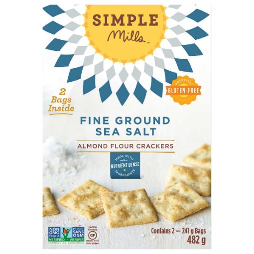 Picture of Simple Mills Almond Flour Crackers, 482 g