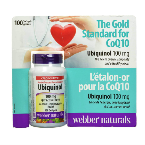 Picture of Webber Naturals Q10 UBIQUINOL 100mg-100 Softgels