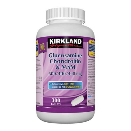 Picture of Kirkland Signature Glucosamine, Chondroitin and MSM Tablets, 300-count