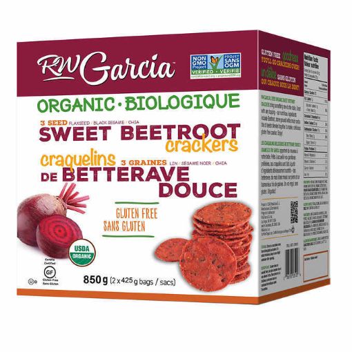 Picture of RW Garcia Organic Sweet Beet Crackers, 850g