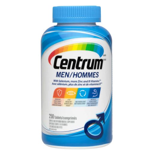 Picture of Centrum Complete Multivitamin Supplement for Men - 250 Tablets