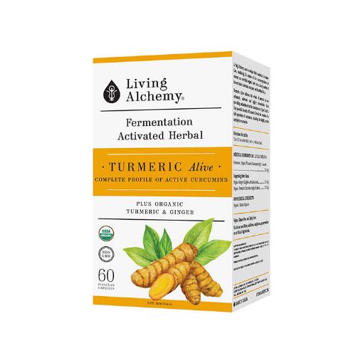 Picture of Living Alchemy, Turmeric Alive, 60 Capsules