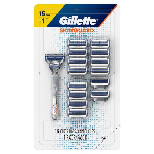 Picture of Gillette SkinGuard Razor with 15 Cartridges