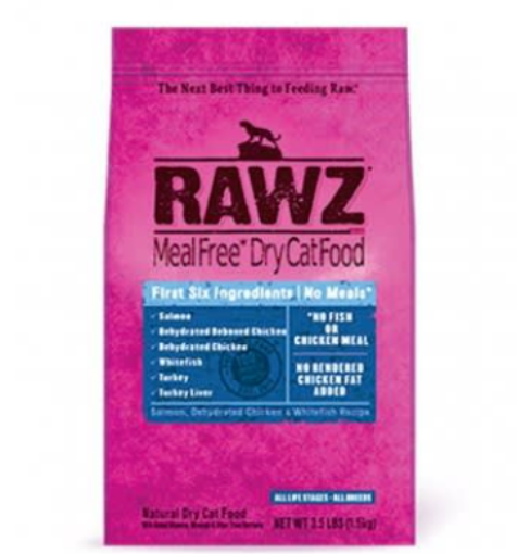 Picture of RAWZ Cat Grain Free Salmon Chicken and Whitefish 1.59-3.54kg