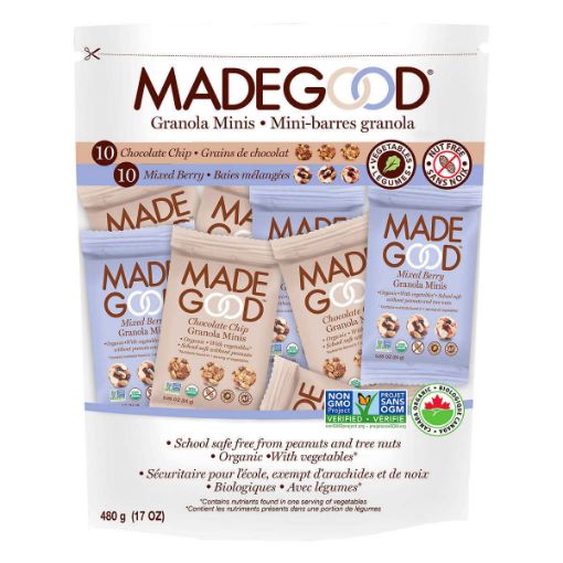 图片  MadeGood 能量谷物球 巧克力/果莓味 20包*24g