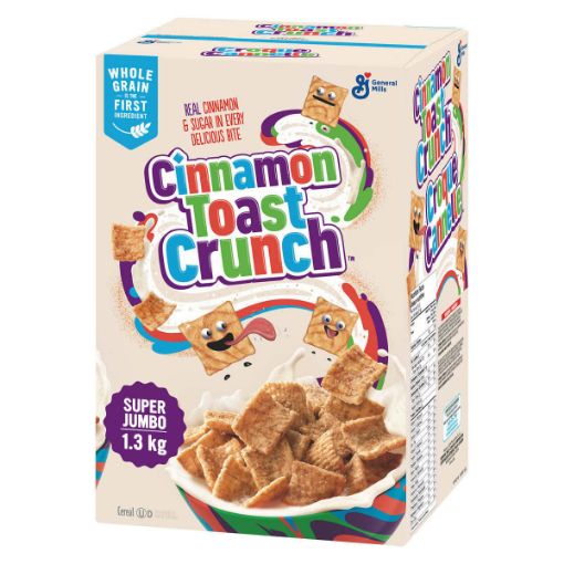 Picture of General Mills Super Jumbo Cinnamon Toast Crunch Cereal, 1.3 kg