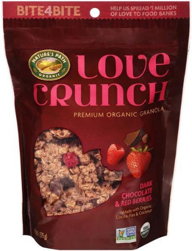 图片  Nature's Path Love Crunch 325g Dark chocolate & Red berries 黑巧克力 红梅 麦片