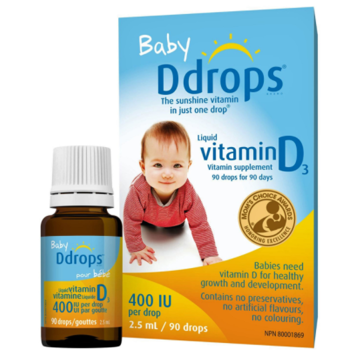 Picture of Ddrops Baby Liquid Vitamin D3 Vitamin Supplement,400 IU -2.5mL