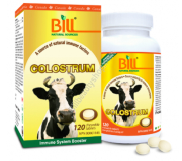 Picture of Bill Natural Sources  Colostrum 500mg -120 Tablets