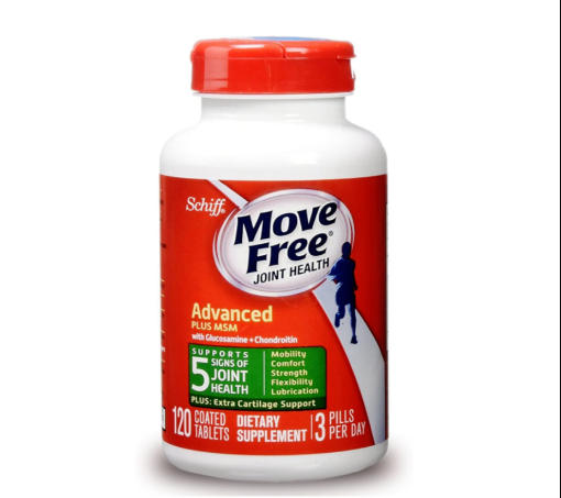 圖片 Move Free 葡萄糖胺軟骨素MSM和透明質酸聯合補充劑 120粒