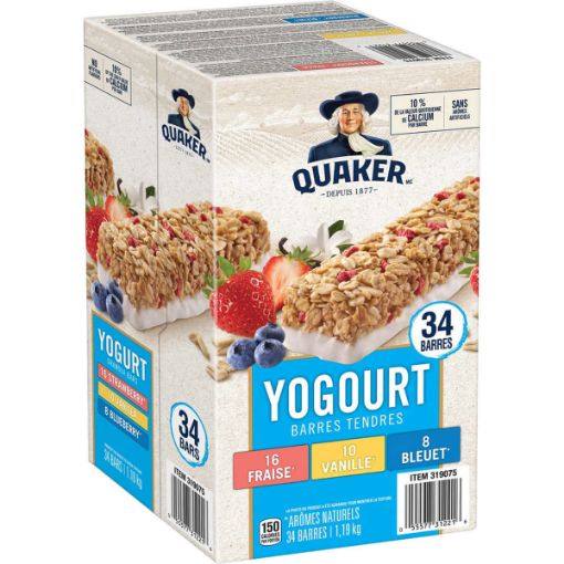 Picture of Quaker Yogurt Granola Bars 34 Bars
