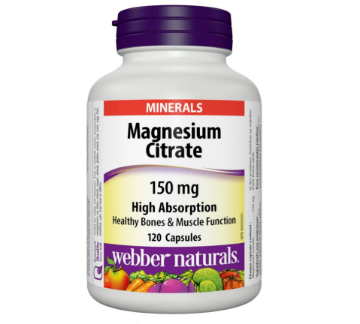 Picture of Webber Naturals Magnesium Citrate 150mg - 150ea
