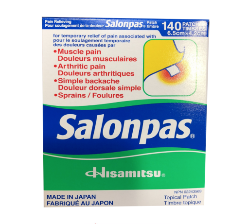 Picture of Salonpas Pain Relieving Patch, 140 Patches