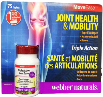 Picture of Webber Naturals Triple Action Joint Care -75Caplets
