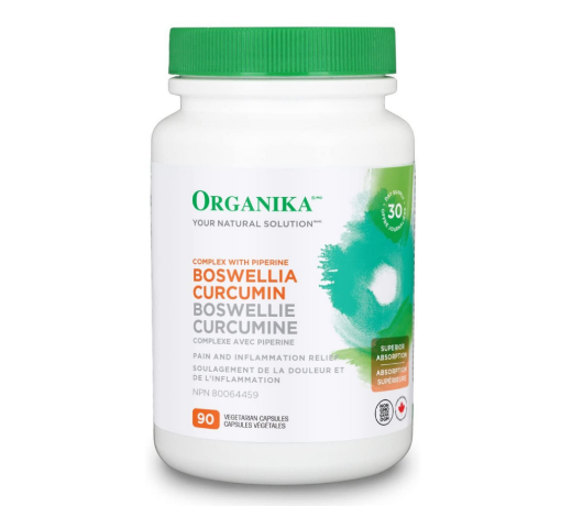 Picture of Organika Boswellia Curcumin Complex with Piperine-90 Capsules 