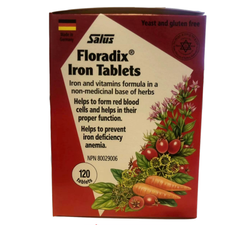 Picture of Salus Floradix Iron Tablets 120 Tablets