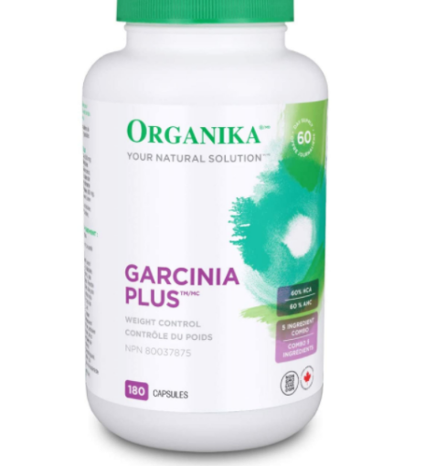 Picture of Organika Garcinia Plus (Garcinia Fruit Extract Providing 60% HCA)- 180 Capsules 