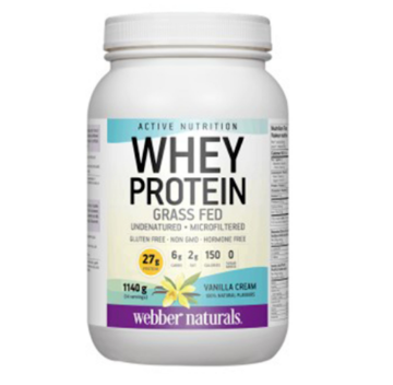 Picture of Webber Naturals-Whey Protein Vanilla Cream 1140g