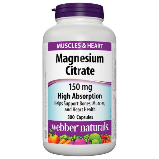 Picture of webber naturals Magnesium Citrate 150 mg - 300 Capsules