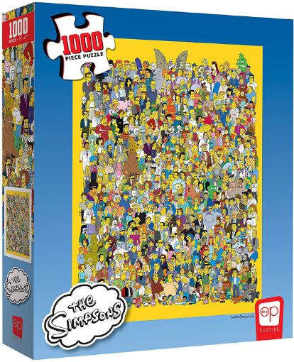 圖片 USAOPOLY Simpsons辛普森一家 拼圖遊戲 1000片
