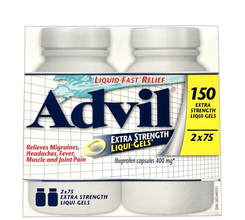Advil Extra Strength 400 mg 2 x 75 Liqui-Gels