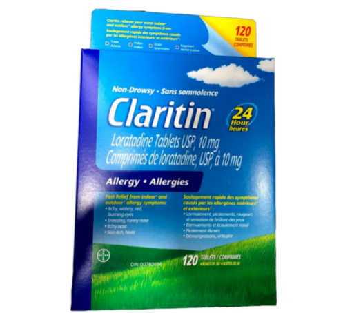 Picture of Claritin Allergy 10mg 120 Tablets