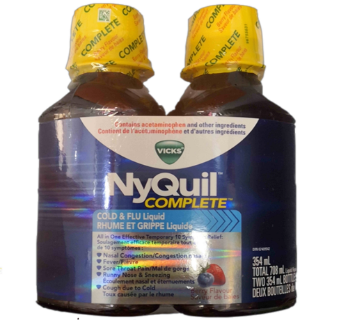 Picture of Vicks NyQuil Cold % Flu Liquid 354ML