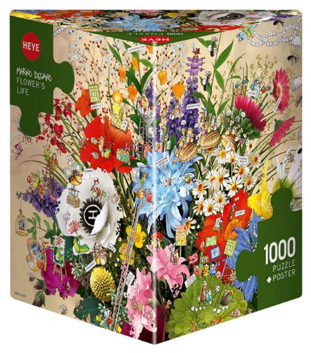 圖片 HEYE  jigsaw puzzles 花的日常拼图 1000片