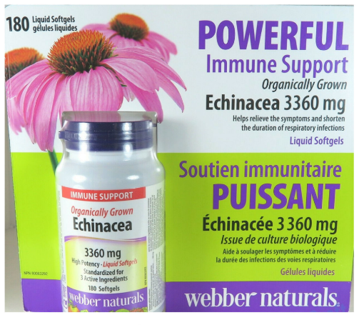 Picture of WEBBER NATURALS ECHINACEA 5040MG 160 SOFTGELS