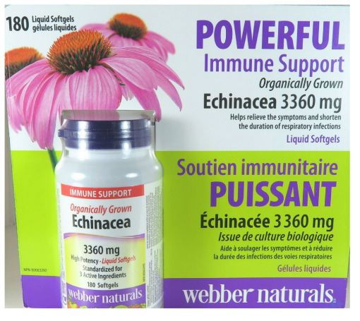 图片  Webber Naturals 伟博有机松果菊 紫锥菊 紫锥花 5040mg -160粒