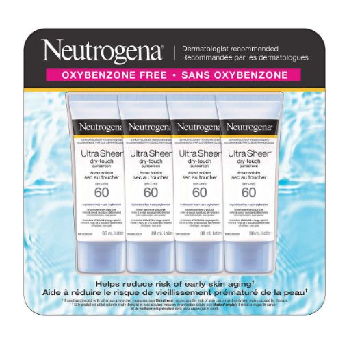 Picture of  Neutrogena Hydroboost Sunscreen Spf 60 4 x 88mL