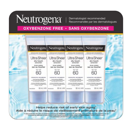 圖片 NEUTROGENA ULTRA SHEER 露得清 防曬霜 spf60 4 x 88mL