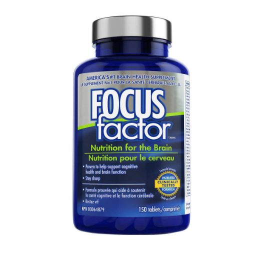 圖片 Focus Factor 成人大脑营养补充剂 营养片 记忆补充剂 150粒