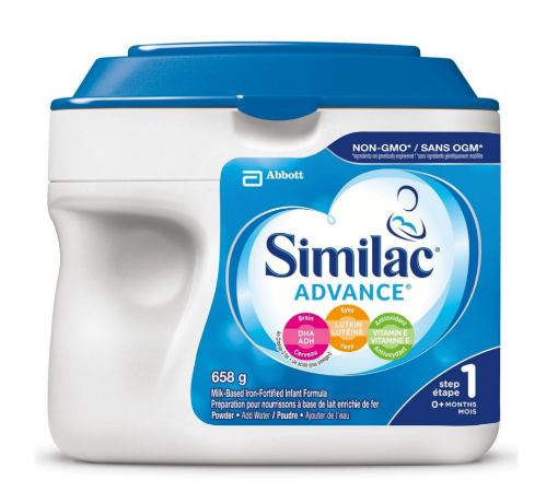 图片  【特价奶粉包邮】Similac Advance 雅培一段婴儿配方奶粉 + DHA (0-12个月)- 658g