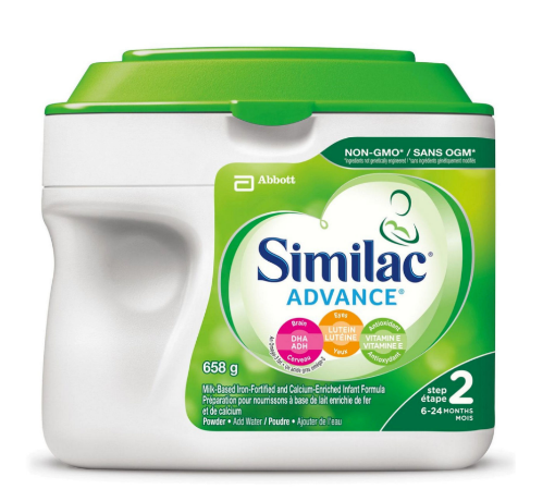 图片  Similac Advance 雅培二段嬰兒配方奶粉+DHA  (6-24個月)- 658g 