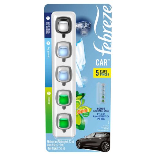 Picture of  FEBREZE CAR AIR FRESHENER 5 PACK