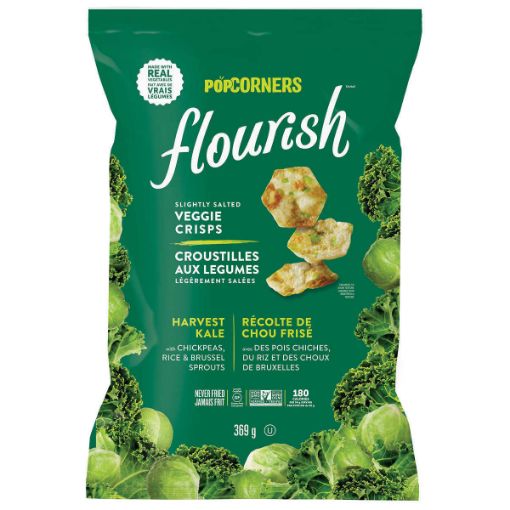 Picture of Popcorners flourish Harvest Kale Veggie Crisps, 369 g