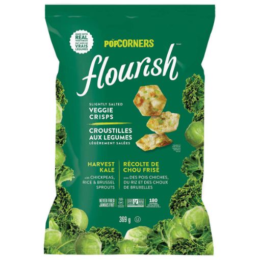 图片  Popcorners flourish 羽衣甘蓝蔬菜薯片  369 g