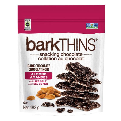 图片  BARK THINS 杏仁黑巧克力 482 g