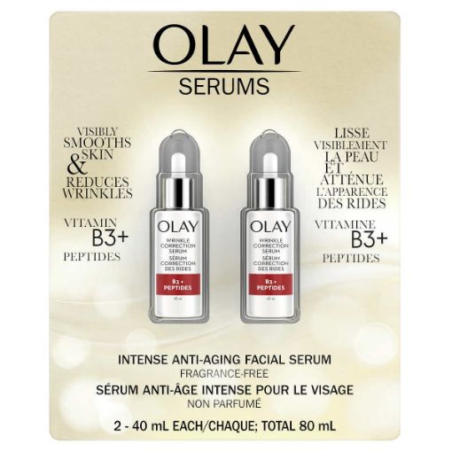Picture of Olay Serums Wrinkle Correction Serum, 2 x 40 mL