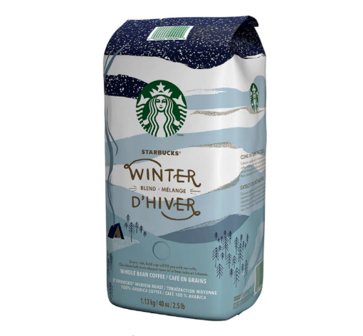 图片  Starbucks 星巴克咖啡 Winter Blend 冬季咖啡豆 重度烘培 1.13kg