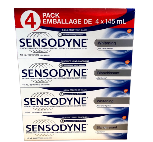 Picture of Sensodyne Whitening Toothpaste 4 x 145mL