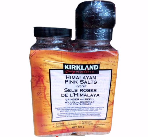 图片  Kirkland Signature 粗粒粉盐(自带研磨器)737g.